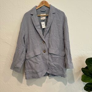 Madewell Linen Blazer | Size M